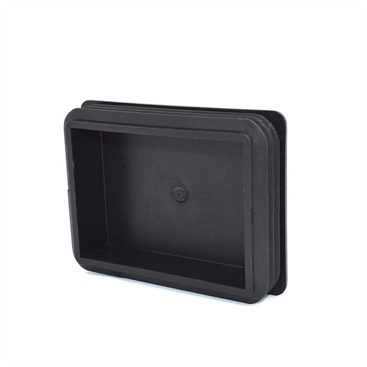 Plastic Black End Cover Molded Plastic Injection Parts