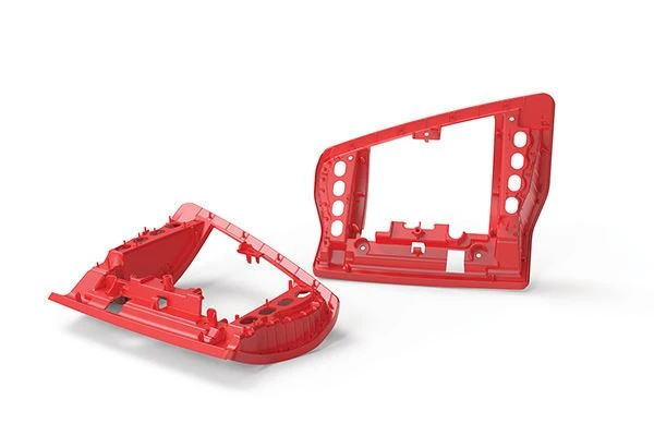 Red Injection Molded Plastic Parts